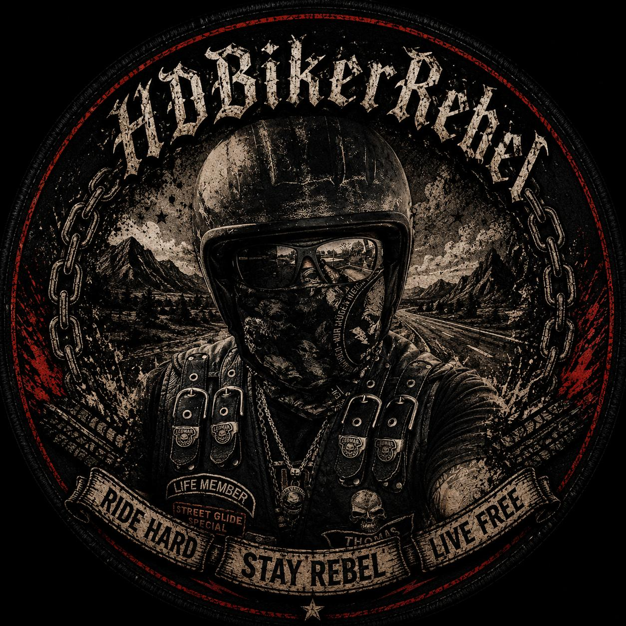 HDBikerRebel Logo